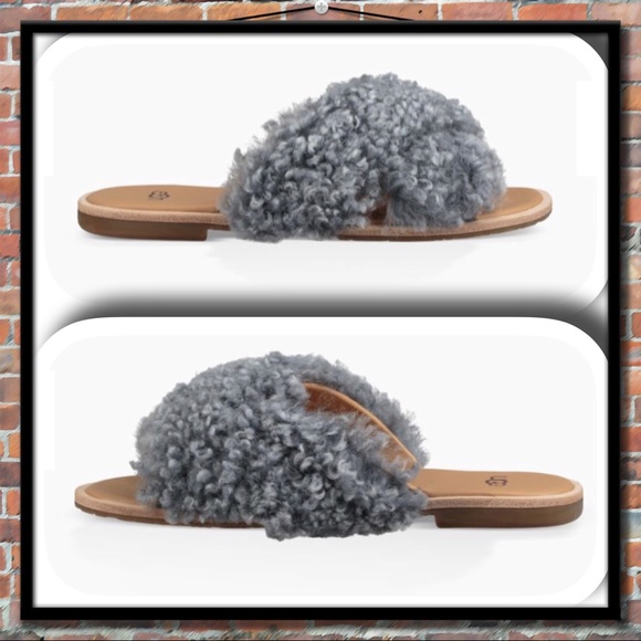UGG Joni Slide in Grey - Picture 5 of 8